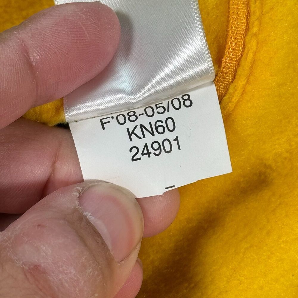 Pittsburgh Steelers Reversible Jacket‎ Mens Large Black Yellow NFL Team Apparel - Picture 14 of 15